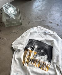 90's Made in USA very beautiful wolf design T-shirt