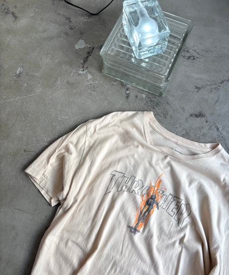 00's《FUCKING AWESOME》THRASHER MAGAZINE×HOCKEY skateboarding vibes T-shirt