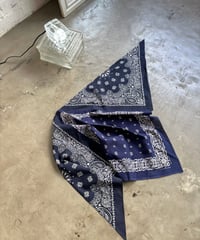 STRANGER Original / Re. Vintage. Made in USA old bandana docking scarf