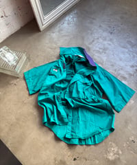 80’s《Columbia》 outdoor style fishing S/S shirt