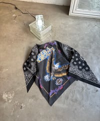 STRANGER Original / Re. Vintage. Made in USA old bandana docking scarf