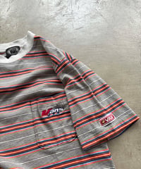 90’sー00's《VANS》 classic skateboarding style stripes T-shirt