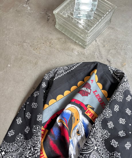 STRANGER Original / Re. Vintage. Made in USA old bandana docking scarf
