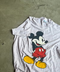 80’s Made in USA《Walt Disney》 “Mickey Mouse” super rare design T-shirt
