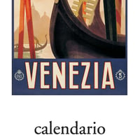 2027年 I.F.I 縦長カレンダー VENEZIA イタリア製 縦長 13.5×34cm 直輸入 壁掛け
