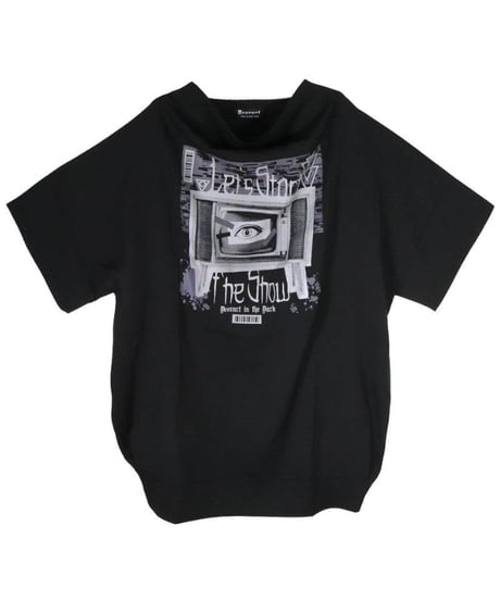 Deorart DRT2893 モンスターサイズ ドレープ・チュニック Tシャツ [Retro TV]