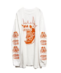 kyogudrddd　LONG SLEEVE（WHITE✖ORANGE）