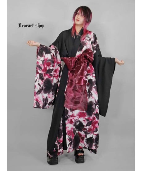 Deorart DRT2889 Grunge Rose 帯付 浴衣トッパー