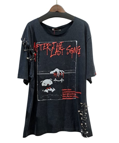 DEATHBEAR/デスベア　【AFTER THE LAST SONG】Pin Burst Custom T-SHIRTS