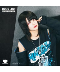 DEATHBEAR/デスベア　【TURN UP THE GAIN】ZIP Long Sleeve T-SHIRTS(NAKED BLUE)