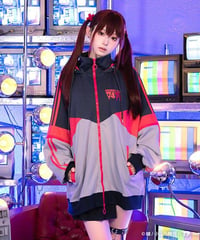 LISTEN FLAVOR 【9月中旬頃お届け予定：予約受付中！！】重音テト 2wayジャージパーカー / 重音テト×リッスンフレーバー