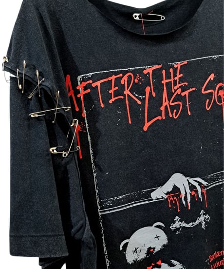 DEATHBEAR/デスベア　【AFTER THE LAST SONG】Pin Burst Custom T-SHIRTS