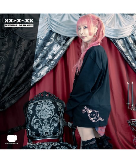 DEATHBEAR/デスベア　【DEATH 7th】Long Sleeve T-SHIRTS【Seventh Resonance】(BLACK)