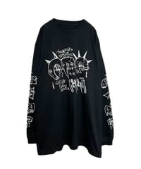 kyogudrddd　LONG SLEEVE（BLACK✖GRAY）