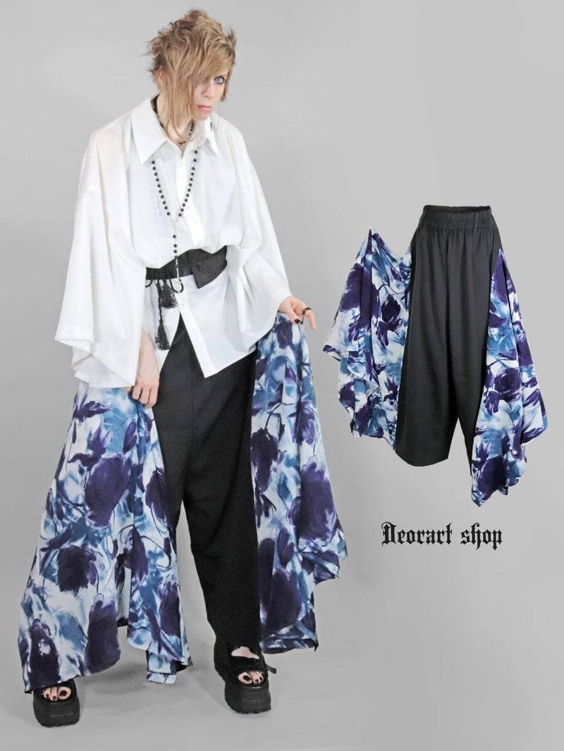 Deorart DRT2889set Grunge Rose 浴衣セットアップ（BLACK×