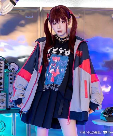 LISTEN FLAVOR 【9月中旬頃お届け予定：予約受付中！！】重音テト 2wayジャージパーカー / 重音テト×リッスンフレーバー
