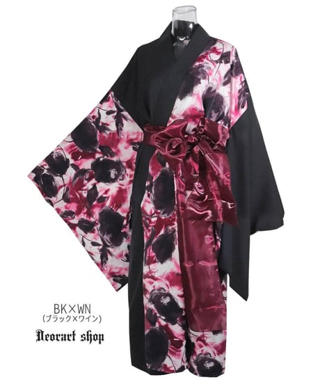 Deorart DRT2889 Grunge Rose 帯付 浴衣トッパー