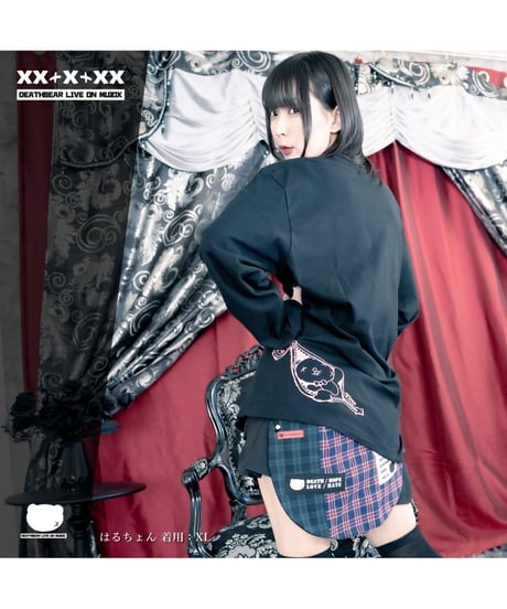 DEATHBEAR/デスベア　【DEATH 7th】Long Sleeve T-SHIRTS【Seventh Resonance】(BLACK)