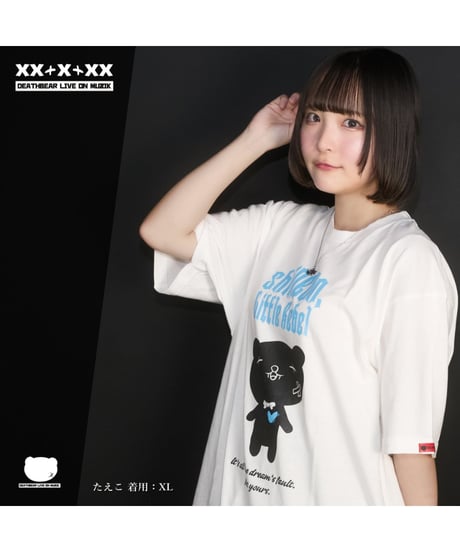 DEATHBEAR/デスベア　【SugarGrim】SHINE ON, Little Rebel （WHITE×SAXBLUE）