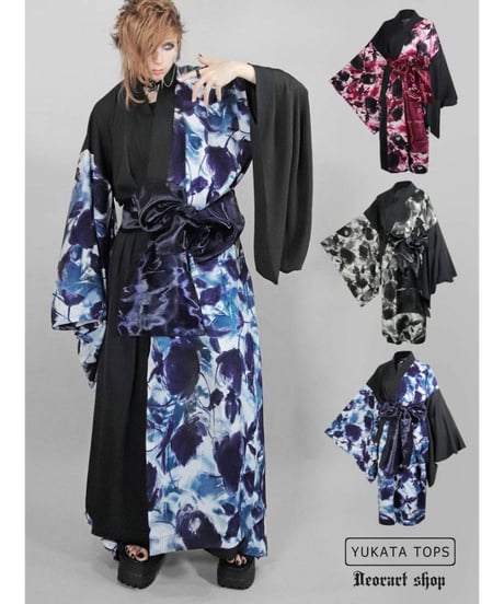 Deorart DRT2889 Grunge Rose 帯付 浴衣トッパー