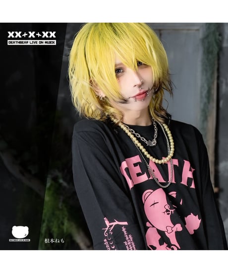 DEATHBEAR/デスベア　【DEATH 7th】Long Sleeve T-SHIRTS【Seventh Resonance】(BLACK)