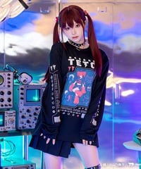 LISTEN FLAVOR 【9月中旬頃お届け予定：予約受付中！！】重音テト ロンT / 重音テト×リッスンフレーバー