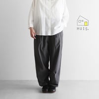 HUIS.  コードレーンワイドパンツ（スミクロ）【ユニセックス】504