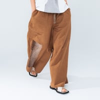 <予約商品>　[TA-PT0048] SEQUIN EMBROIDERY WIDE TROUSER