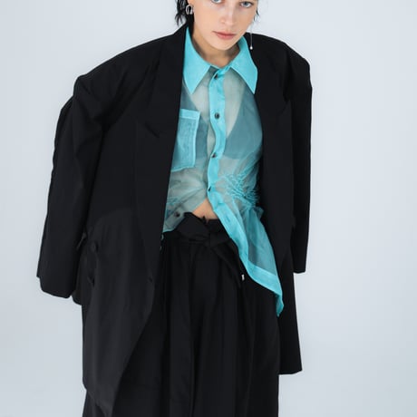 <予約商品>　[TA-JK0036] OVERSIZED DOUBLE BREASTED JACKET