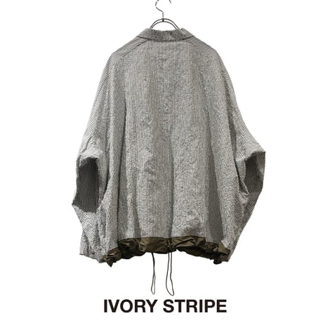 <予約商品>　[TA-TP0054] FUZZY STRIPE OVERSIZED BLOUSON