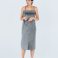 <予約商品>　[TA-OP0052] SEQUIN EMBROIDERY CAMISOLE DRESS