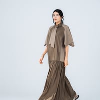 <予約商品>　[TA-OP0051] GATHERED MAXI DRESS