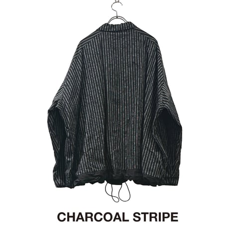 <予約商品>　[TA-TP0054] FUZZY STRIPE OVERSIZED BLOUSON