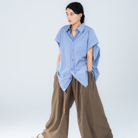 <予約商品>　[TA-PT0047] WIND CATCHING WIDE TROUSER