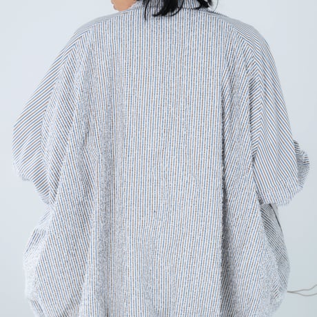 <予約商品>　[TA-TP0054] FUZZY STRIPE OVERSIZED BLOUSON