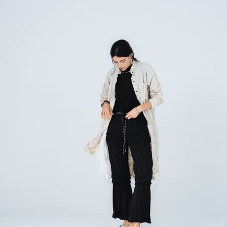 <予約商品>　[TA-BUM0015]"BUMPY" FLARE TROUSER
