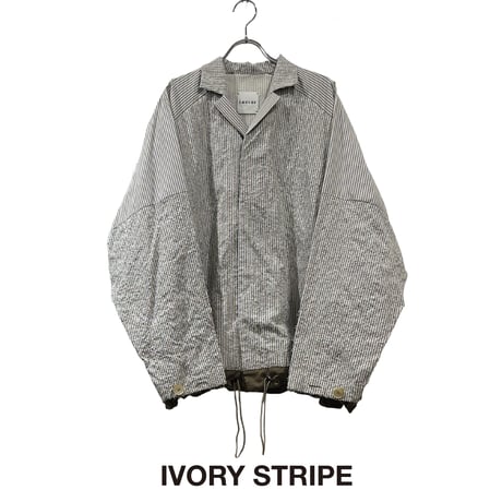 <予約商品>　[TA-TP0054] FUZZY STRIPE OVERSIZED BLOUSON