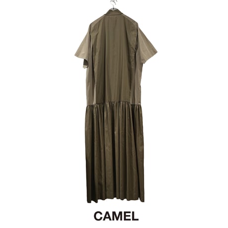 <予約商品>　[TA-OP0051] GATHERED MAXI DRESS