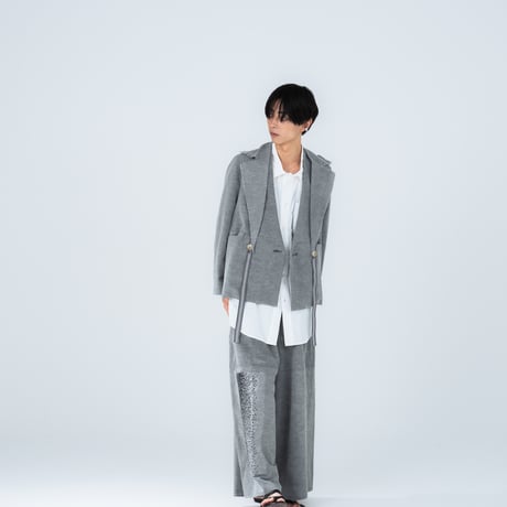 <予約商品>　[TA-JK0037] PIVOT SLEEVE TIE JACKET