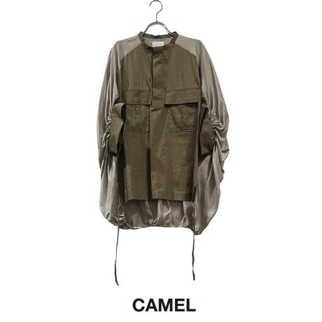 <予約商品>　[TA-TP0051] GATHERED SLEEVE BLOUSE