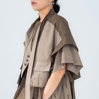 <予約商品>　[TA-TP0050] DECONSTRUCTED TAILORED VEST