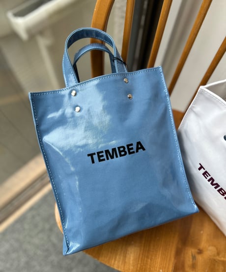 TEMBE／PAPER TOTE SMALL（CELESTE BLUE)