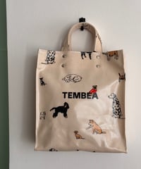 TEMBEA PAPER TOTE SMALL DOG PRINT