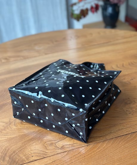 TEMBEA PAPER TOTE SMALL BLACK DOT