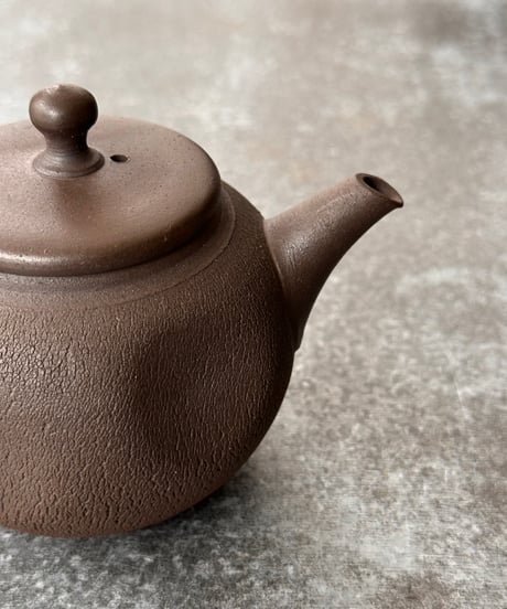 甚秋陶苑 伊藤成ニ 嵐絞り茶壺 #29