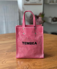 TEMBEA PAPER TOTE MINI GINGHAM CHECK