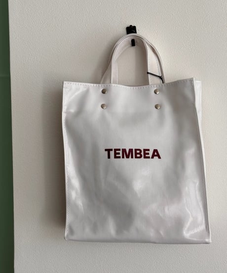 TEMBEA／PAPER TOTE SMALL（WHITE)