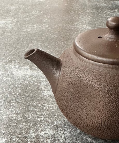 甚秋陶苑 伊藤成ニ 嵐絞り茶壺 #29