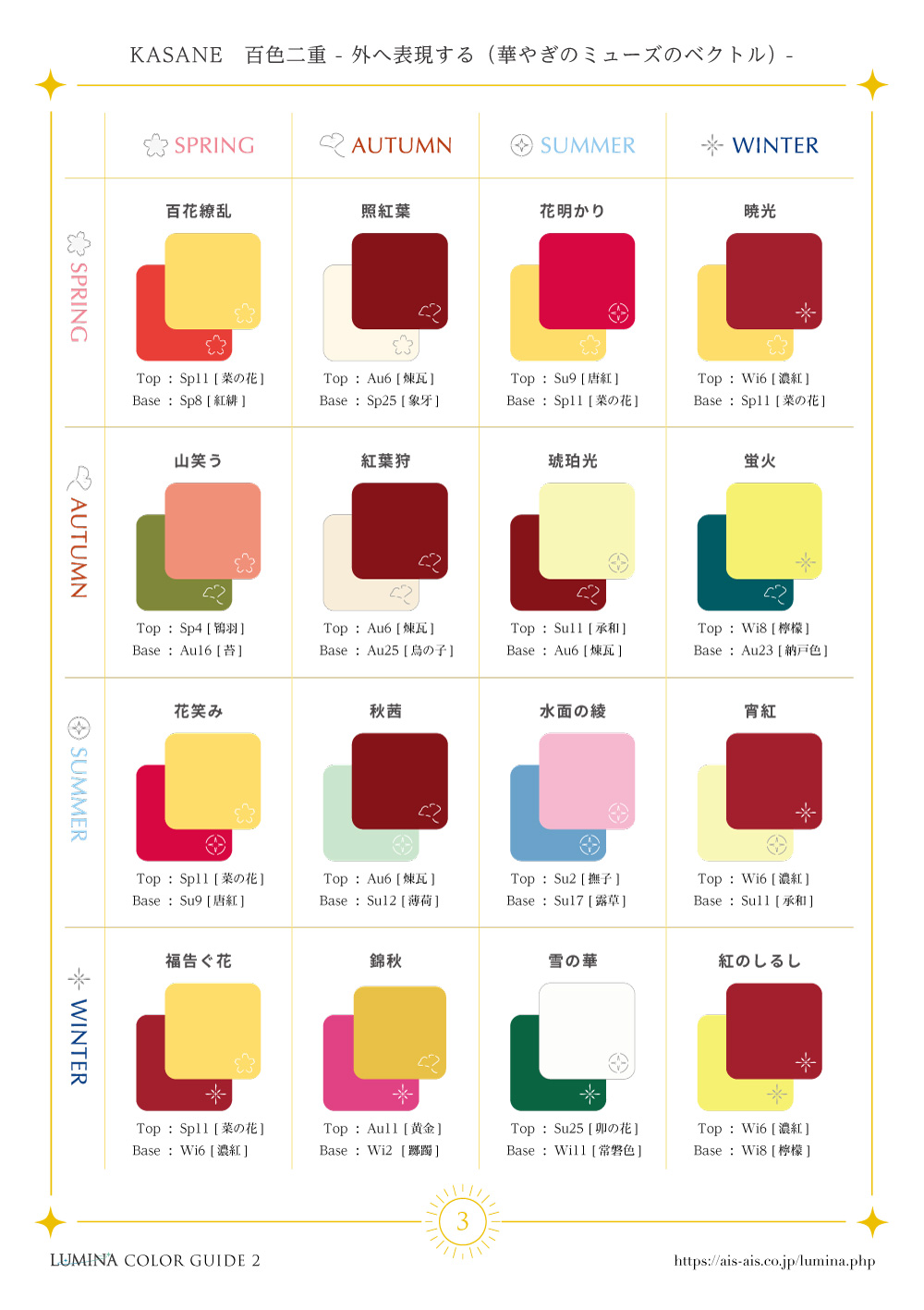 28 Color Drapes / 28色パーソナルカラードレープ | AIS Color S