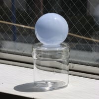 " RUKA Glass " ORB CANISTER - D